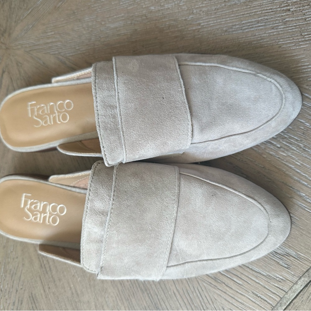 Franco Sarto New Slip on Shoe size 6M light tan color
